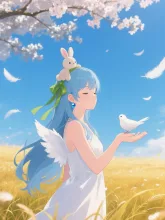 0-2:エリーゼ(天使) — アバター・アイコンのAIイラスト|SUPPART