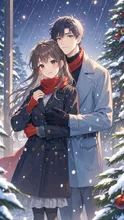 雨上がりにメリークリスマス — クリアファイルさんのAIイラスト