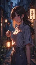 ランタンに火を入れる·秋の夜のはじまり の投稿作品