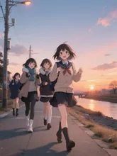 放課後の帰り道