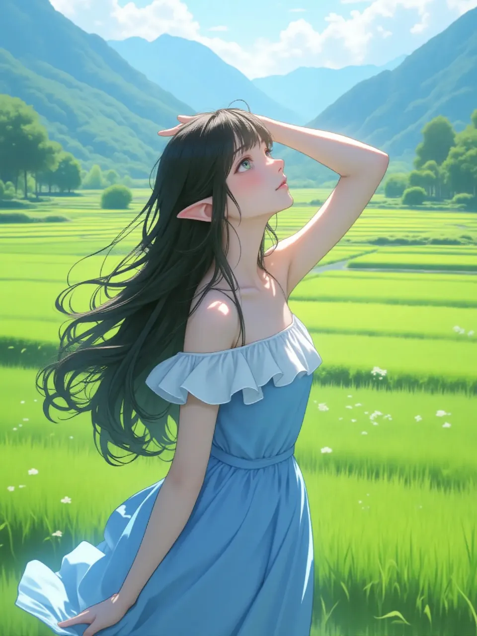 平面アニメ - 田植えの水鏡 / joshckee