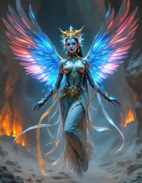 “a cyberpunk flying apsara… - 第2回 SUPPART AWARD 2025