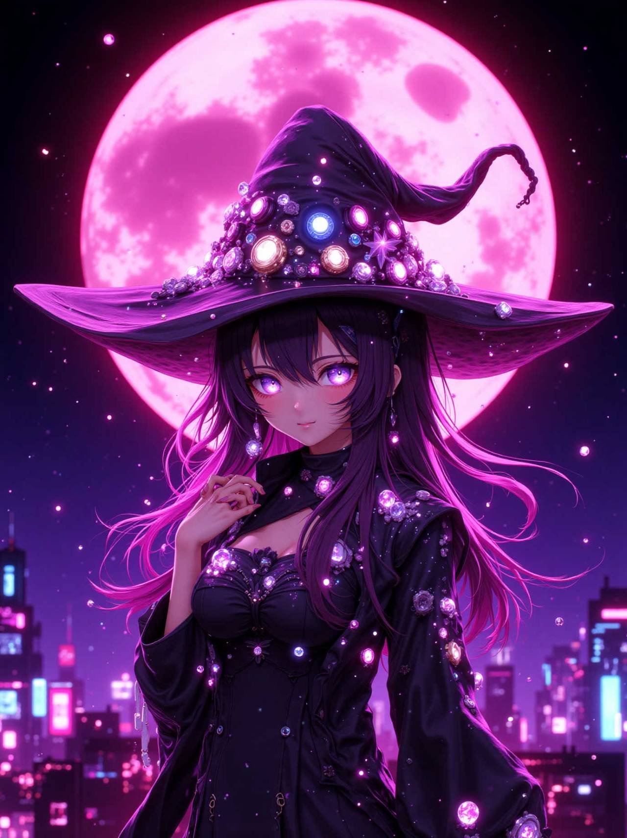 月と魔女♡