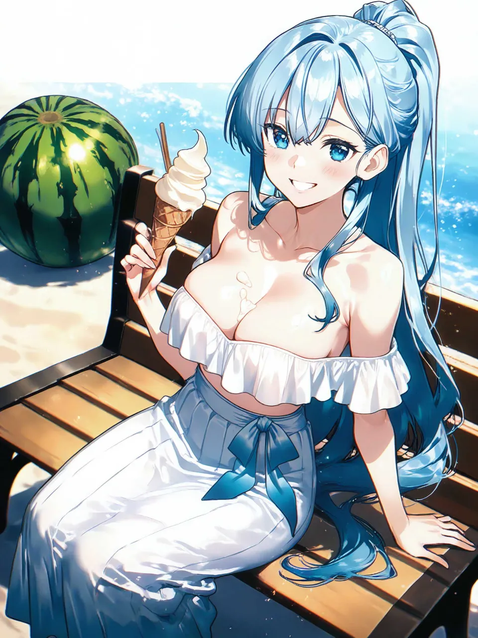 真夏のアイスクリーム
