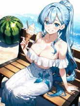 真夏のアイスクリーム