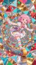 カラフル紙吹雪万華鏡