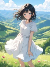 初夏のワンピース