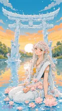 聖域 — Torii Gate Art AI art on SUPPART