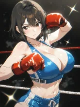 ボクサー美少女·汗と闘志、リングの華 の投稿作品