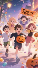 お菓子をくれないとイタズラするぞ〜