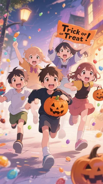 お菓子をくれないとイタズラするぞ〜