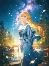 七夕の織姫·星降る七夕の夜 の投稿作品
