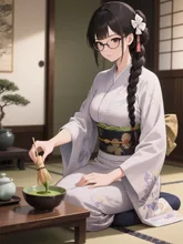 「穂蔵 灯子(ほのくら とうこ)」茶道をする