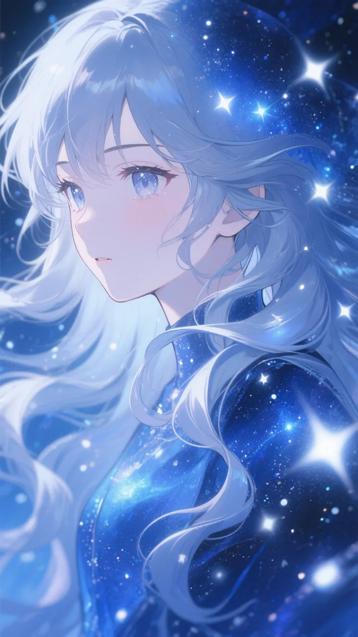 夜と同化する少女　6