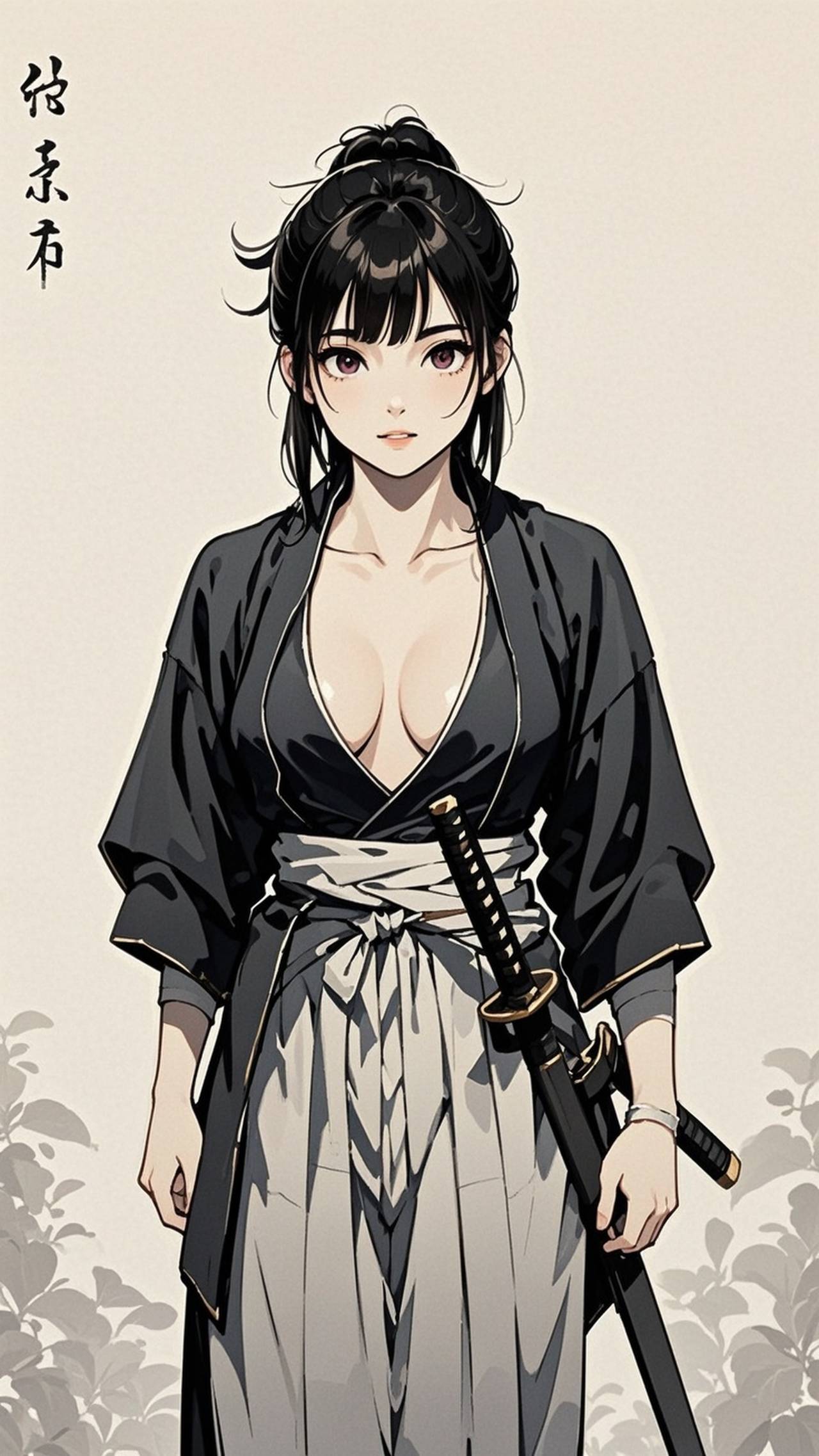 女侍 — さんごさんのAIイラスト