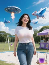 変な公園だ — たろつまるさんのAIイラスト