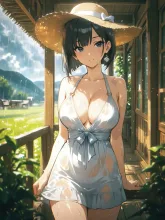 軒先の雨宿り·初夏チャレンジ の投稿作品