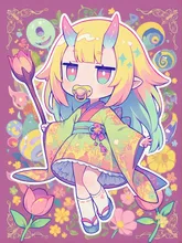 春を待ちわびる鬼の子