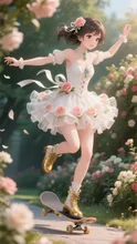 フローラルラグジュアリー・ガーデンスケーター