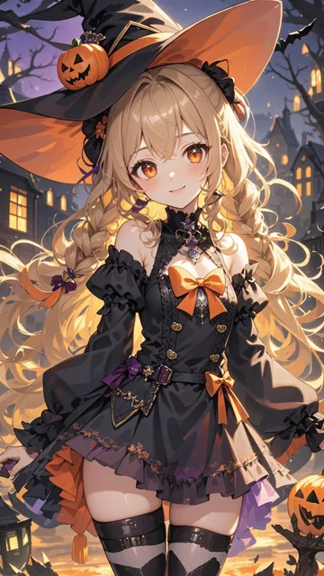 cute beautiful witch on… - イベント
