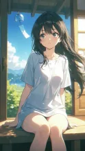 縁側の風鈴·初夏チャレンジ の投稿作品