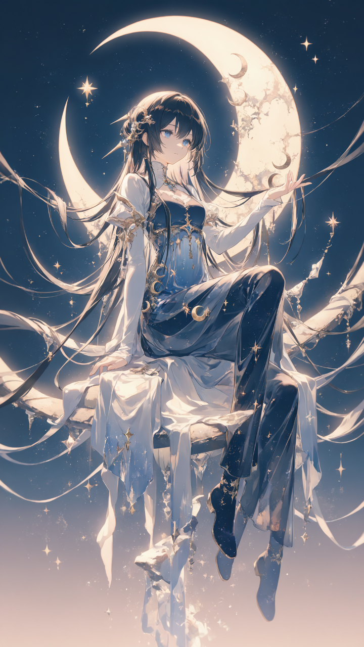 「　星女　」 — 白華【はっか】さんのAIイラスト