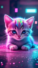 虹色子猫
