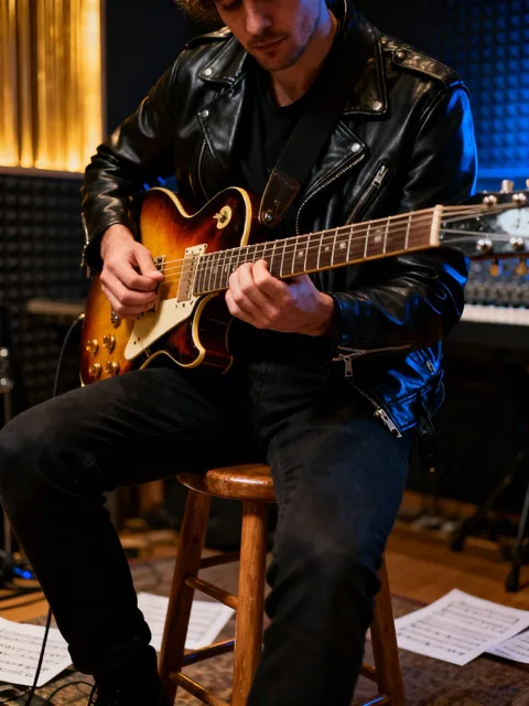 人間のギタリスト