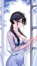 窓ぎわ