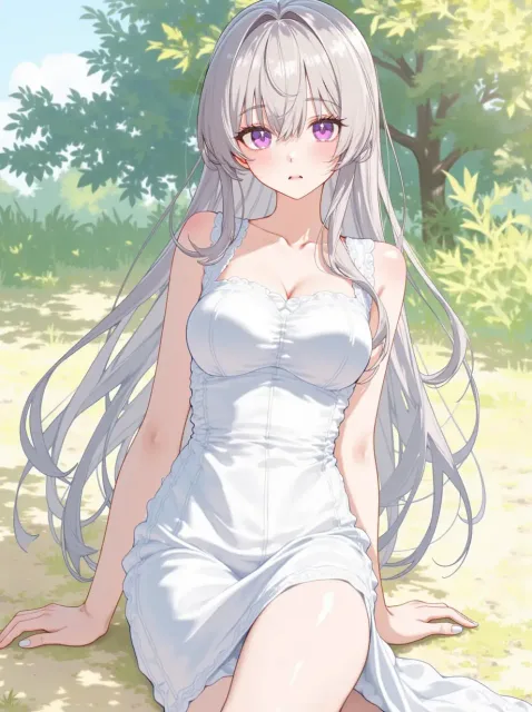 銀髪少女
