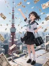 お札ばら撒き事件