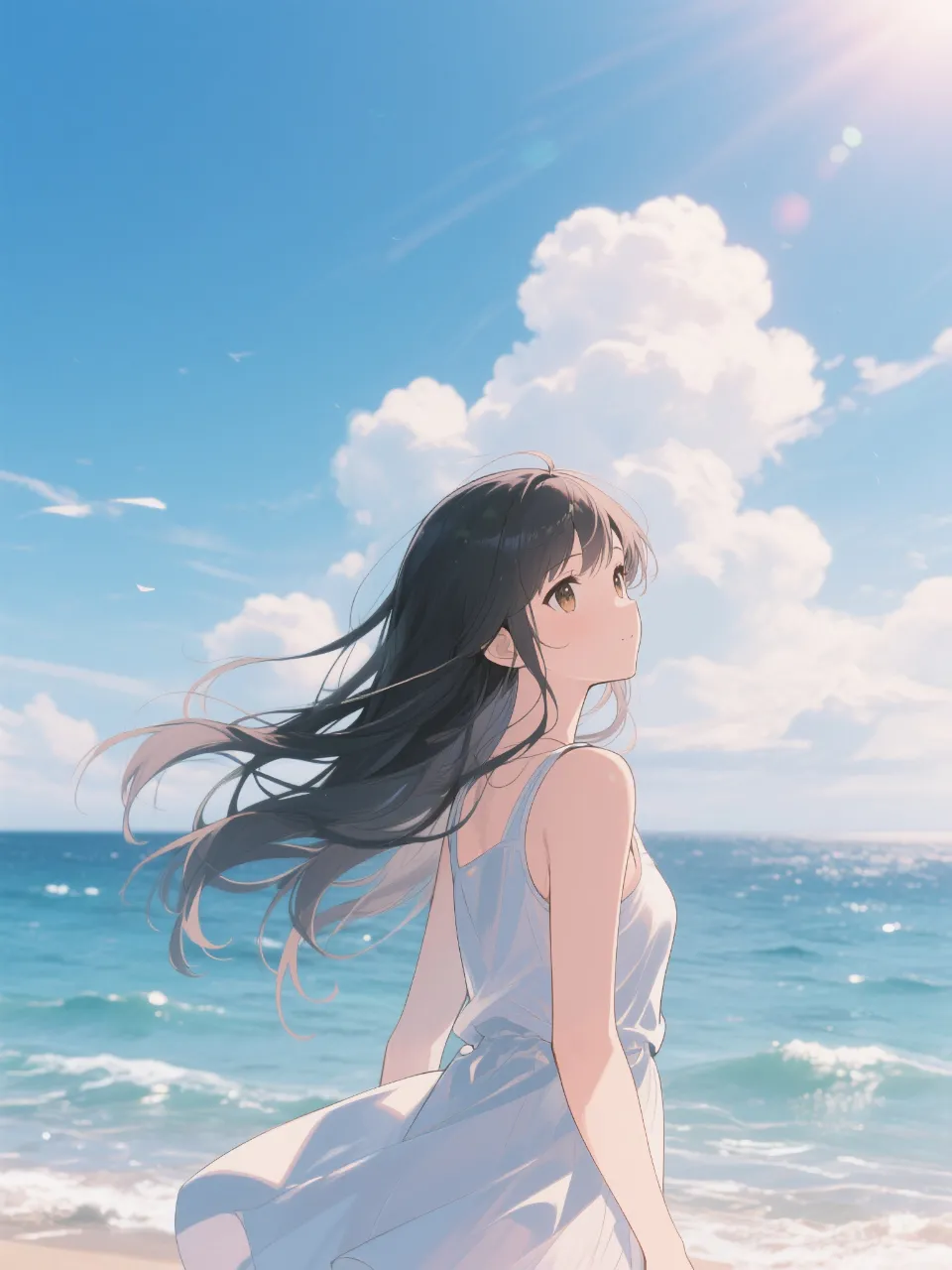 夏の日の少女 — SUPP7964391さんのAIイラスト