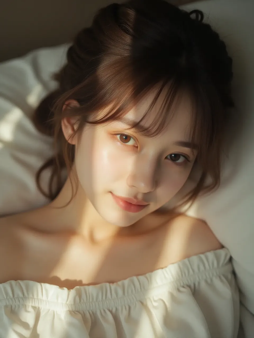 ちょっと〜、眩しいって