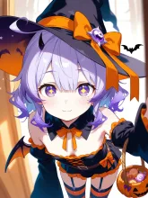 トリック・オア・トリート😄お菓子をくれてもイタズラしちゃうぞ👻 — SUPP7920084AさんのAIイラスト