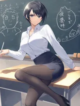 残念な美人教師 — tigerさんのAIイラスト