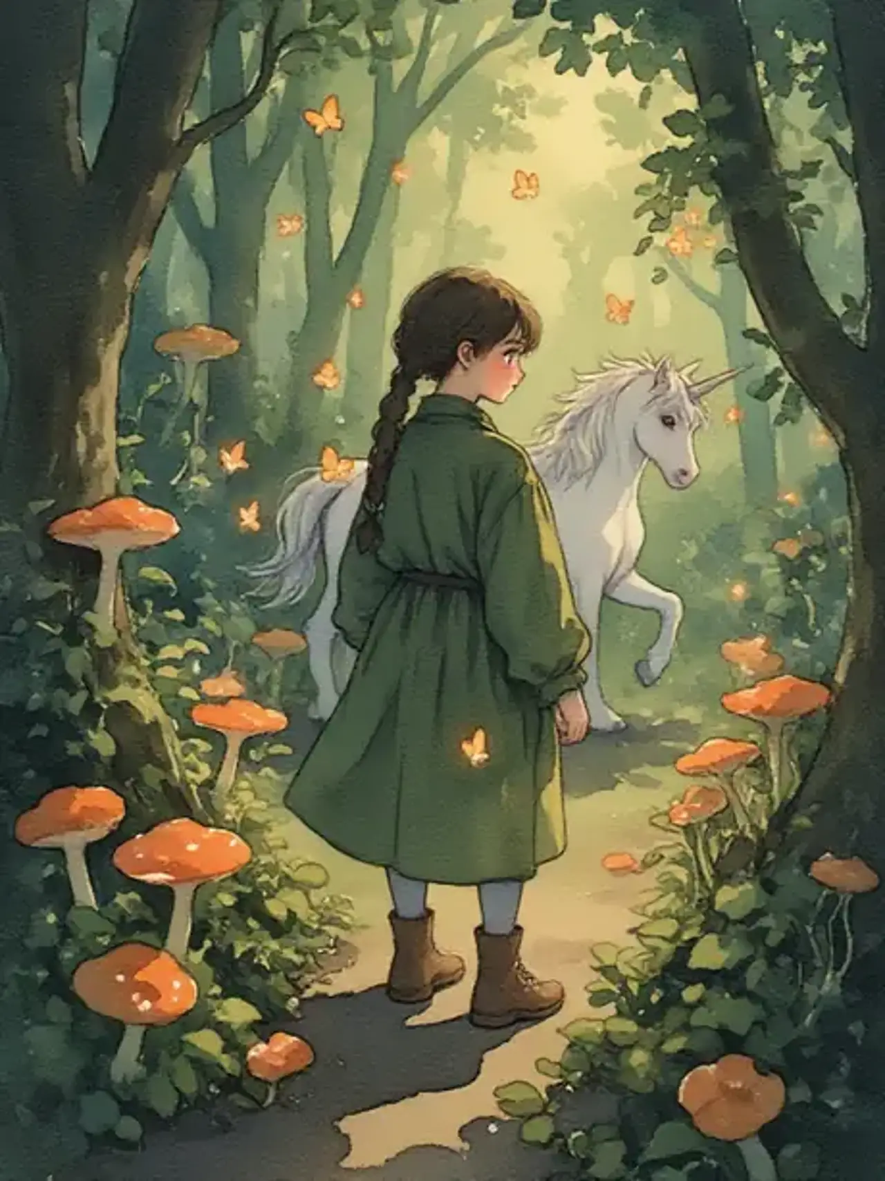 Enchanted Forest Flutter — rei_26さんのAIイラスト