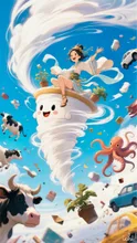 竜巻君と風の神様