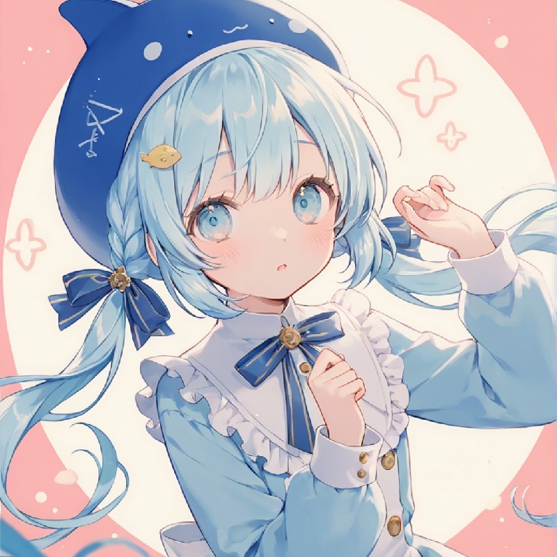 青いイルカ