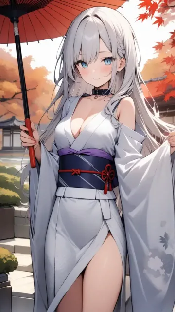E ふわり、単衣の肩
