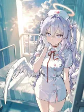 天国の病院 — オッドアイイラストのAIイラスト｜SUPPART
