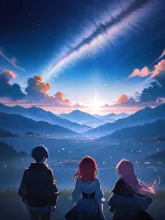 彼らは気付き始める。この空が投影されたモノではないかと、 — ピクセルアートのAIイラスト|SUPPART