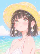 麦わらと潮風·夏の海辺で の投稿作品
