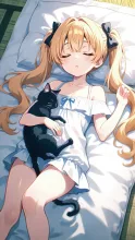 お昼寝タイム黄色ちゃん