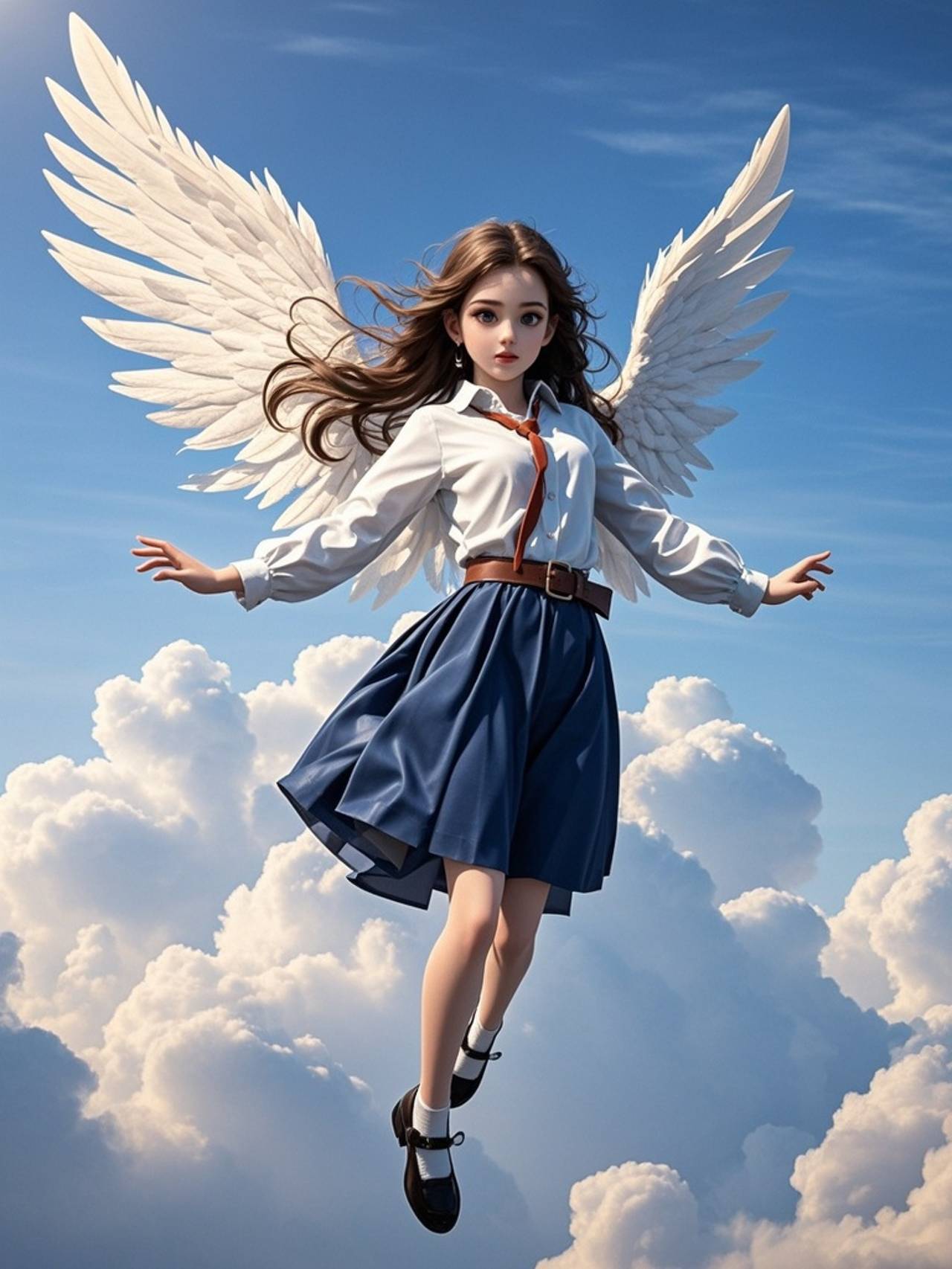 I can fly. — 詩☕さんのAIイラスト