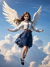 I can fly. — 詩☕さんのAIイラスト