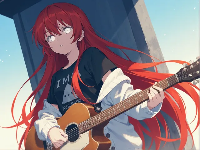 ギタリストの少女