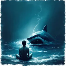 映画、JAWS、鮫が人を静かに狙っている、
