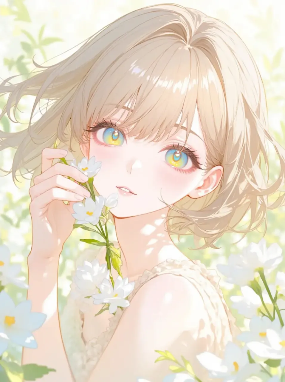 花が好きだから — rokoさんのAIイラスト
