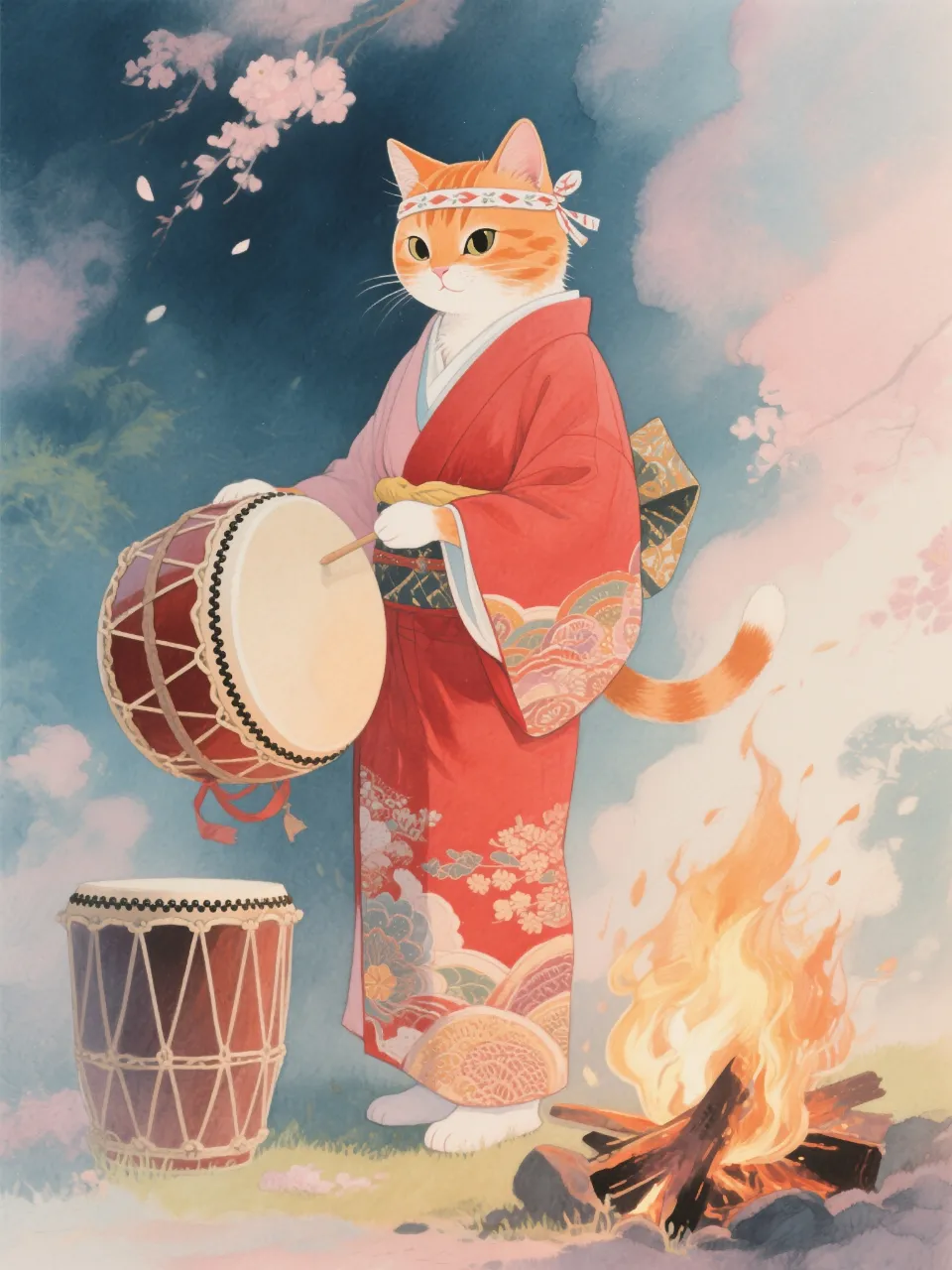 祭囃子 — コハクさんのAIイラスト