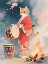 祭囃子 — コハクさんのAIイラスト